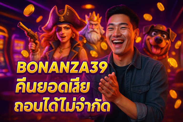 BONANZA39 คืนยอดเสีย ถอนได้ไม่จำกัด